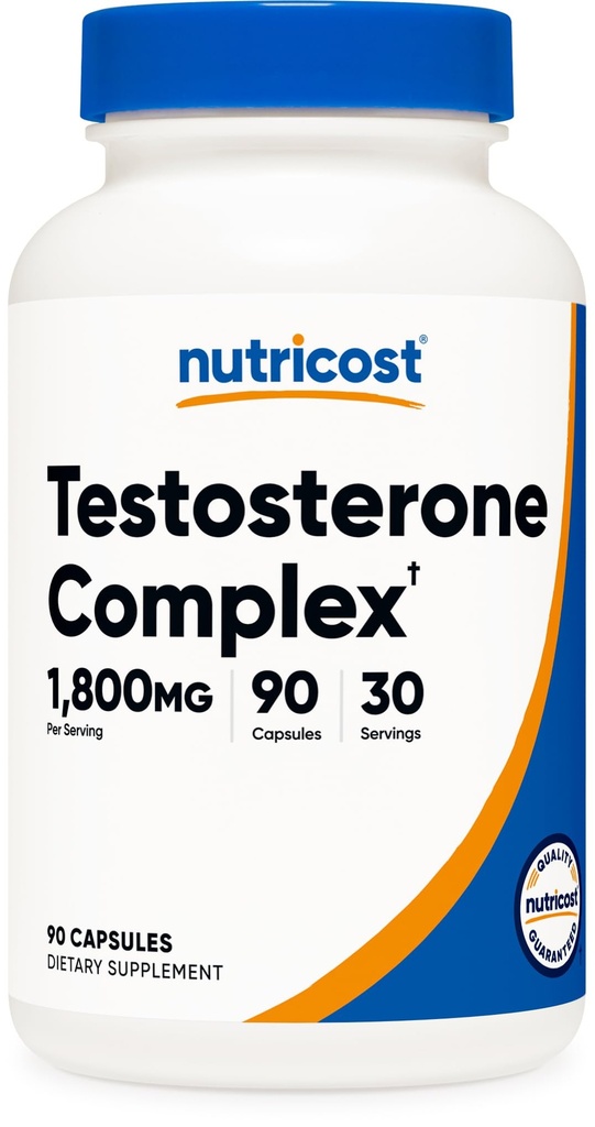 Nutricost Testosteron Support Complex (90 kapslí) - 1800mg Per Serving