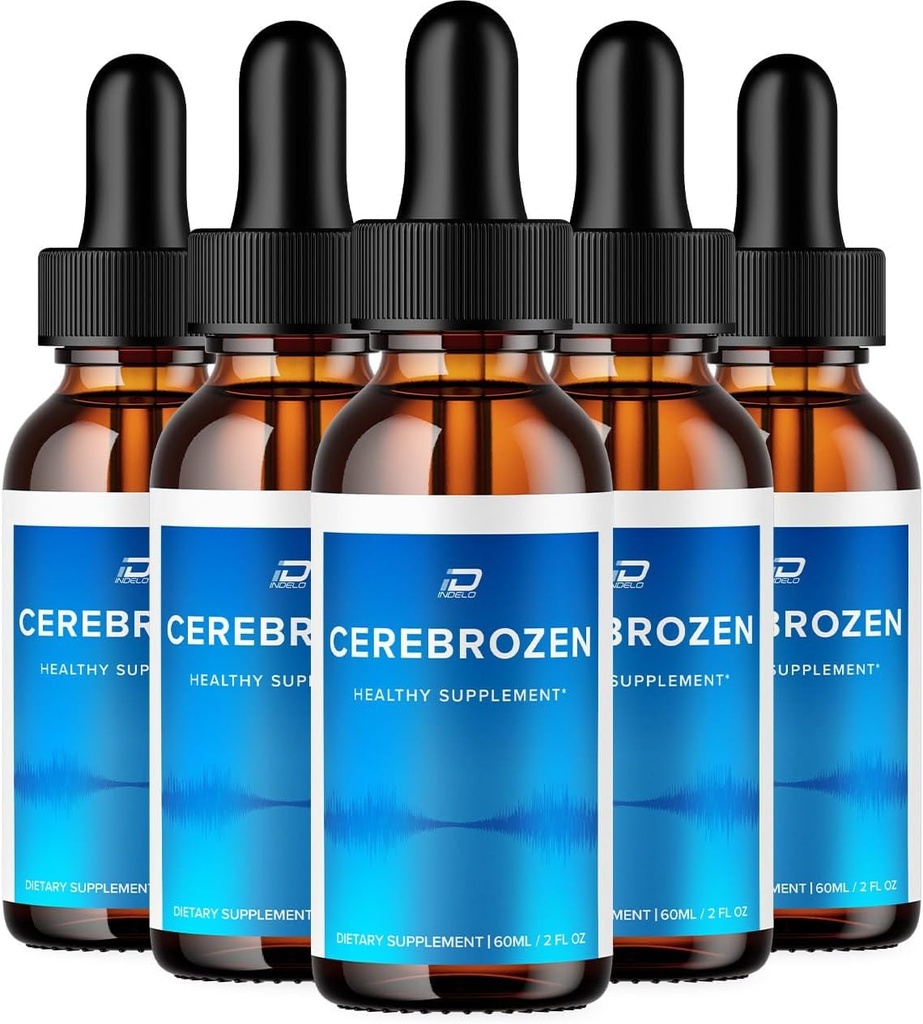 Cerebrozen Tinnitus Ušní kapky - Cerebrozen 24, Cerebrozen Liquid Drops, Cerebrozen Recenze, Cerebrozen Drops for Uar Relief (5 Pack - 300 ML)