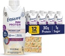 Zajistit Max Protein Shake 124; Narozeninový dort 124; Připravený k pití 124; 30g protein pro svalové zdraví 124; 1g Cukr, 4g Fiber OF 124; 11 fl oz, 12 Pack