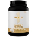 Pravidlo 1 Zdroj 7 Protein - Dekadentní příchuť, Velvety hladká textura, 22g Kdykoliv protein, a 10g Přirozeně Ocurring EAAs per Serving from 7 Premium Sources (1,8 Pounds *, Vanilla Ice Cream)
