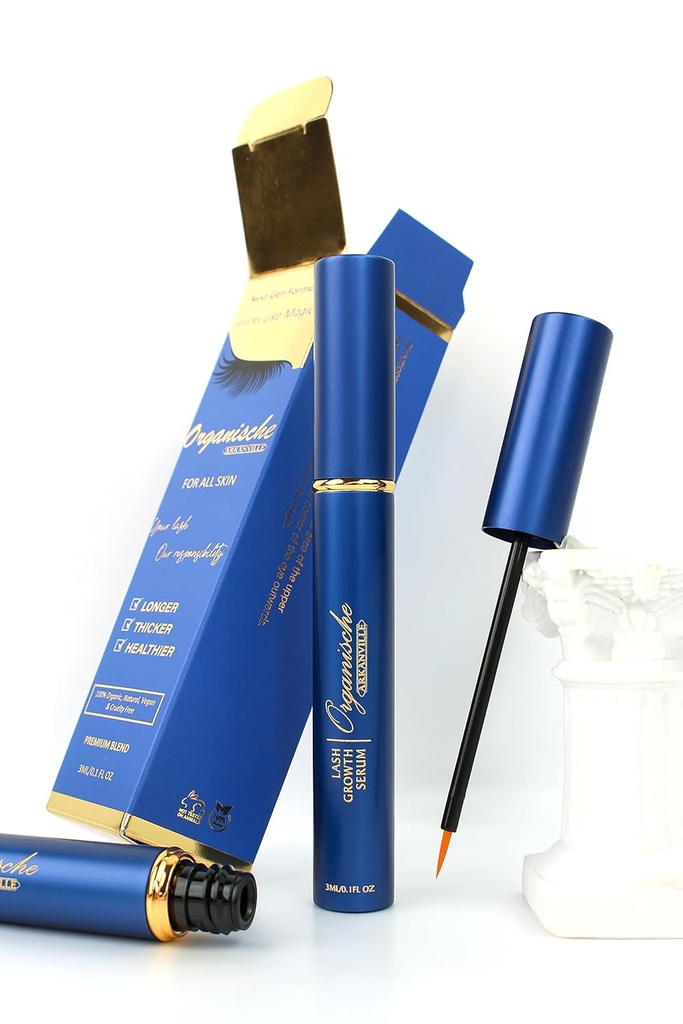 Organic Eylash Growth Serum, Dosáhnout svých snů řasy přirozeně, Rapid Lash Enhancing Serum, USA