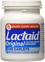 Lactaid Original Strength Lactase Enzyme Supplement, Caplet - 120 ea