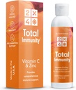 2X4 Elderberry se zinkem a vitaminem C pro dospělé - Tekutá denní imunitní podpora - Liposomální Imunitní dodatek Vitamíny, Non- GMO, Cukr zdarma, 30 Služeb, 5 fl oz