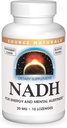 Source Naturals NADH 20mg, Boost Energy and Mental Alerness *, 10 Lozenges