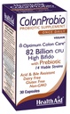 HealthAid ColonProbio 82 Milionů s Prebiotic, 14 Strains, Jednou denně, 30ct, Optimum Colon Care, Acid & Bile Resistant, Dairy Free, Gluten Free, Non- GMO