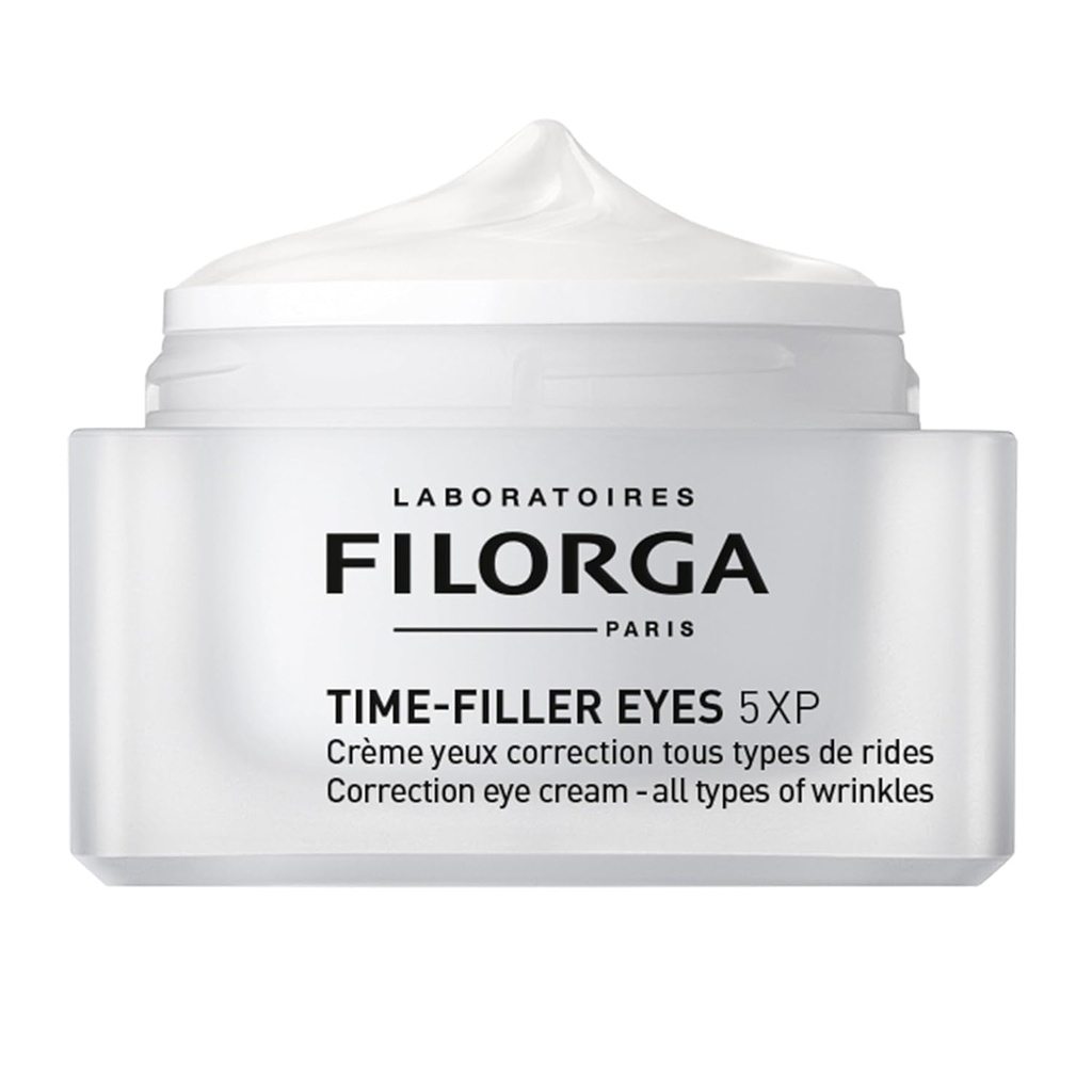 Filorga Time- Filler Eyes Daily Anti Aging and Wrinkle Reducing Eye Cream With Hyaluronic Acid to Minimize Wrinkles and Dark Circles, Lift Eyelids, and Enhance Lishes