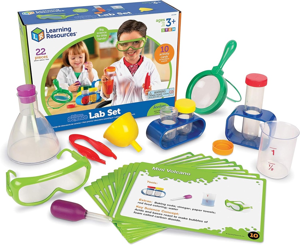 Studijní zdroje Primární věda Lab Activity Set - Experiments for Kids, Chemistry Toy, Předstírat Play, STEM Projects, Classroom Must Haves, Učitelské dodávky, Montessori dárky pro chlapce a dívky