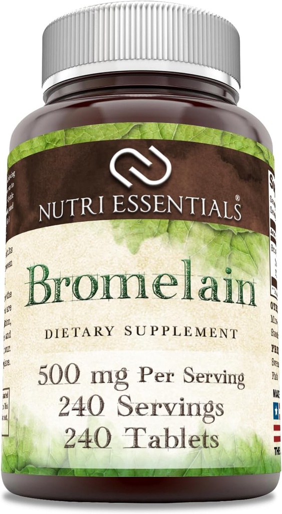 Bromelain 500 mg 240 Tablety dodatek 124; Non- GMO CARL 124; Gluten zdarma 124; Made in USA