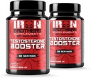 Testosteron Booster doplňky pro muže - Estrogen Blocker - Doplněk přírodní energie, síla & Stamina - Lean Muscle Growth - Promotes Fat Loss - Zvýšení mužského výkonu (2 láhve)
