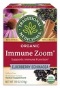Tradiční léky, Organický imunitní zoom Echinacea Elderberry čaj imunitní Elderberry, 16 Počet (balení po 2)