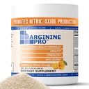 L- Arginin PRO PHARMAN124; 5,500mg L- Arginine Plus L- Citrulin 1,100mg Orange Powder Drink Mix Supplement pro zvýšenou výrobu oxidu dusnatého