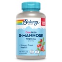 Solaray D- Mannose 1000mg s Cranactin Cranberry Dodatek 400mg, Močová Trakt Zdraví a močová měchýř Podpůrné Kapsle s vitamínem C, Vegan, 60 Day Garance, 75 Služební, 150 VegCaps