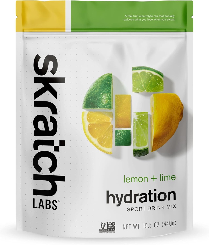 Skratch Labs Cvičení Hydration Mix Lemons + Limes Resealable Bag