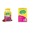Culturelle Daily Probiotic for Kids + Veggie Fiber Gummies (ages 3 +) - 30 Count & Kids Chewable Daily Probiotic for Kids, Ages 3 +, 30 Count, # 1 Pediatrican- Recommendate
