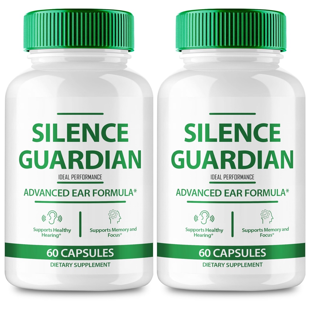 Silence Guardian Tinnitus Relief for Ringing Uars Capsule, Silence Guardian Ring Clear Tinnitus Pills, Silence Guardian Uar Tinnitus Dodatek, Uar Ringing Tinnitus, Silence Guardian Recenze (2 Pack)