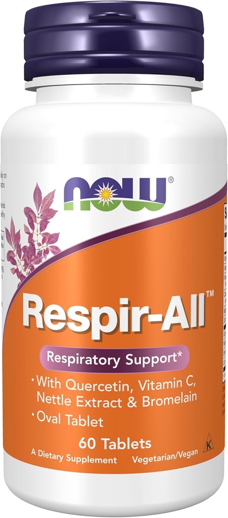 Příslušenství, SuppleAll ™ s Quercetin, Vitamin C, Nettle Extract a Bromelain, Respirační podpora *, 60 Tablet