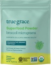 Pravá Grace Brokolice Mikrogreens - 0.4 oz - Denní Superfood Powder for Cellular & Imunitary Health - Gluten & Soy Free, Vegan, Regenerative Organic Certified - 30 Servings