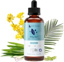 kin + kind Cat Uar Cleaner - Cat Uar Drops, Vet Uar Solution, Eliminates Wax, Odor a Itchy Irritation, Cat Uar Clear Solution, Natural in- Home Pet Grooming - Made in USA