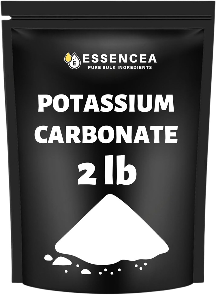 Karbonát draselný 2lb podle esencea čisté ingredience hromadné 124; 100% čistý prášek draselný pro rostliny a doplňky (32 Ounces)