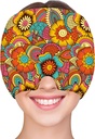 ZNÖCUETÖD Migréna Relief Cap Heache Relief Cap Cap Cold Cap Ice Hat pro Migrény Bolest hlavy Sinus Stress Napětí hlavy Led Pack Migréna Maska Kocovina Cap Ice Beanie Hot / Studené Komprese Ženy