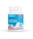 Milkaid Laktáza Enzyme Chewable Tablety pro Lactosa Intolerance Relief CLAS124; Prevents Gas, Bloating & Diarrhea CLAS124; Fast acting Dairy Digestive Supplement (60 Tablety, Malina)