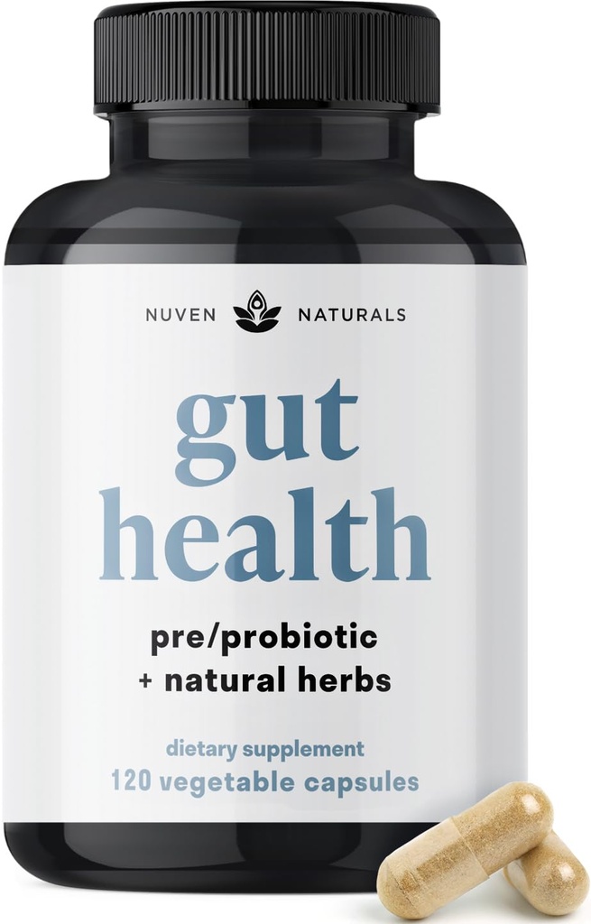 All- in- One Gut Health w / Probiotika, Prebiotika, Digestion- Podpůrné Byliny, a Adaptogens - Leaky Gut Opravy Formule na podporu Gut Lining, Pomoc v trávení, a podporovat dobré bakterie