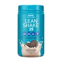 GNC Total Lean CLAS124; Lean Shake 25 Protein Powder CLAS124; High- Protein Meal Replacement Shake CLAS124; Cookies a Cream CLAS124; 16 Servings