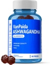 Vegan Ashwagandha Gummies, Zklidnění, Spánková kvalita, Paměť a kognitivní podpůrné doplňky, Relaxační, Obnovující, Vitamin D, Imunitní podpora, Organická Jižní Afrika Ashwagandha Root Extract, Gluten Free.