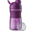 BlenderBottle 20- Ounce SportMixer Twist Cap Tritan Grip Lahve, Navy and Plum