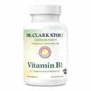 Dr. Clark Vitamin B1 Thiamin 400mg doplněk - Thiamin B1 dodatek pro zdravý nervový systém & energetický metabolismus, gluten- free, mléčné výrobky zdarma - 100 želatinové kapsle
