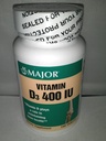 Hlavní generický vitamin D3 400 IU dodatek stravy Kostní zdraví 100 Tablety