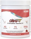 Strawberry- ochucené L- Citrulline Taurin 2: 1, L Citrulline Powder, Neochucený Vegan Taurin Powder, Pre- Workout Sportovní výživa pro muže a ženy, 1 libra prášku každý plechovka