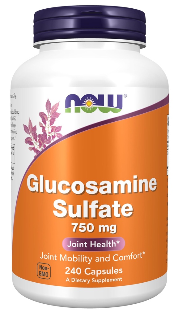 Nyní Potraviny Doplňky, Glucosamine Sulfath 750 mg, s UL doplněk stravy Certifikace, 240 Veg Kapsle