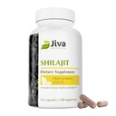 Jiva Botanicals Premium Shilajit dodatek 700 mg - Shilajit Kapsle Extract with Minerals, Fulvic / Humic Acid for Immunication Support & Nomal Digestive Health - 120 Vegan Capsule (Balení po 1)