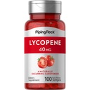 Piping Rock Lycopene dodatek 124; 40mg CYP 124; 100 Softgels CYP 124; karotenoidy CYP 124; Non- GMO, gluten zdarma