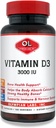 Olympian Labs Vitamin D3 3000 Iu 100 Kapsle podporující silné kosti