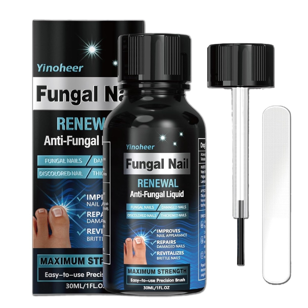 Toenail Fungus Léčba, Nail Fungus Léčba pro nehty, Opravy nehtů řešení, Obnovení nehtů kapalné pro poškození a zbarvení nehtů, Nail Fungus Léčba, Bezpečně a jemně - 30ML (1 FLOZ)