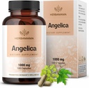 HERBAMAMA Dong Quai dodatek - 1000mg Angelica Root pro podporu žen - Dong Quai Práškové kapsle - Vegan, Non- GMO Angelica Herb Antioxidant dodatek pro ženy
