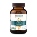 Himalaya Organic Licorice, 60 Day Supply - Stravovací Zdraví dodatek pro Upset Somech Relief a Occasional Bloating and Heartburn - USDA Organic, Vegan, Non-GMO, Non-DGL, Gluten zdarma, 60 Caplet