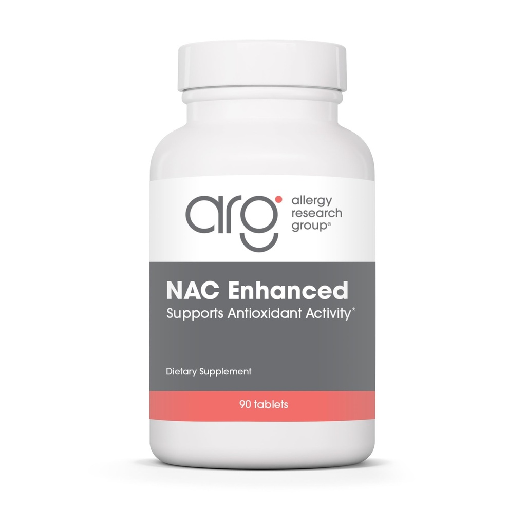 Alergie Research Group NAC Vylepšený dodatek - N- Acetyl- L- Cystein, Glutathione Prekurzor, Podporuje imunitní funkci, Mucus Clearance - 90 Počet