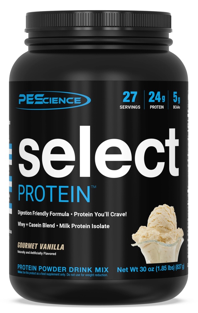 Pescience Vybrat proteinový prášek, syrovátka a kasein směs, čistý proteinový prášek pro ženy a muže, nízká kalorie, nízký karb, Keto Friendly, gluten zdarma - Gourmet Vanilla - 27 Služeb