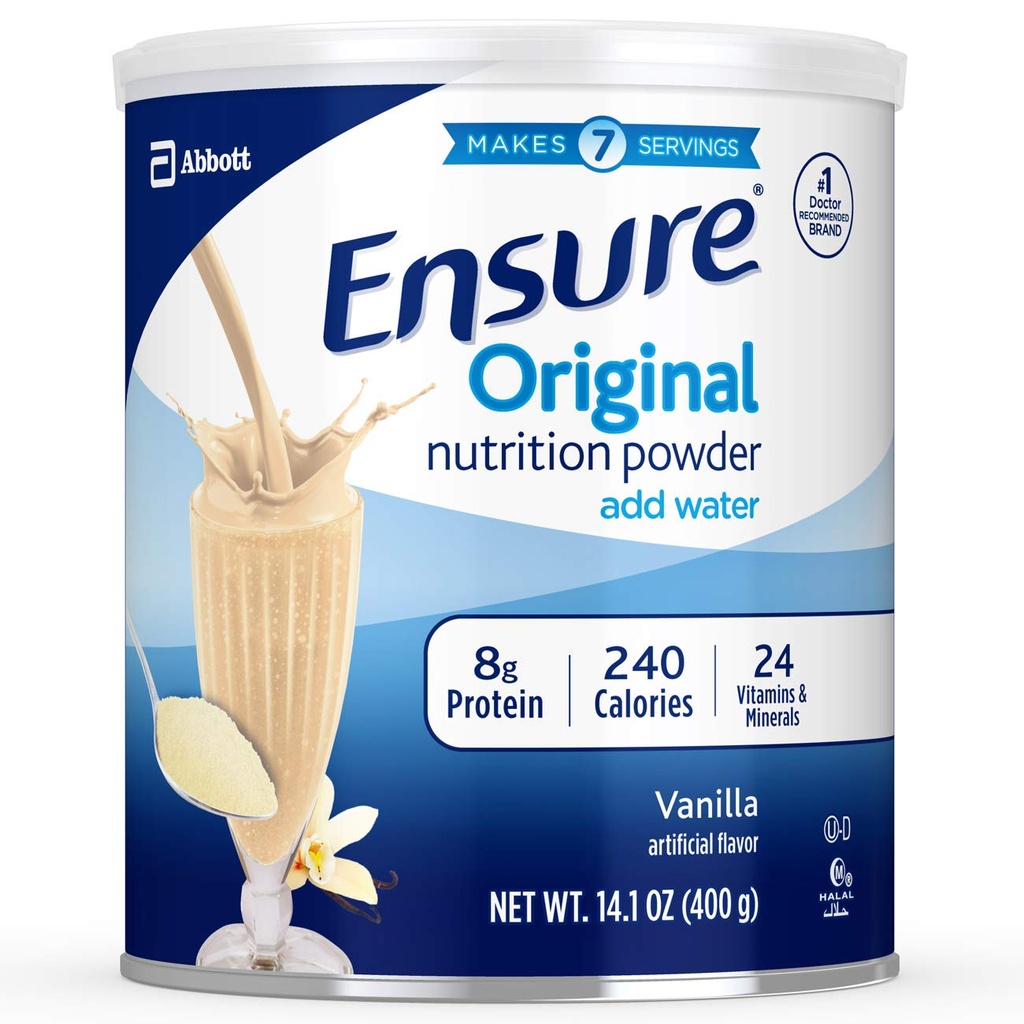Zajistit původní nutriční prášek, Vanilla 14 Ounces (Value Pack of 4)