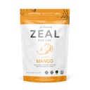Zurvita Zeal for Life Wellness Drink Mix - Mango Flavor - Gluten- Free, Vegan, with Biotin, Vitamins B12, C, D, E, Iron, Magnesium - 30 Servings (420g)