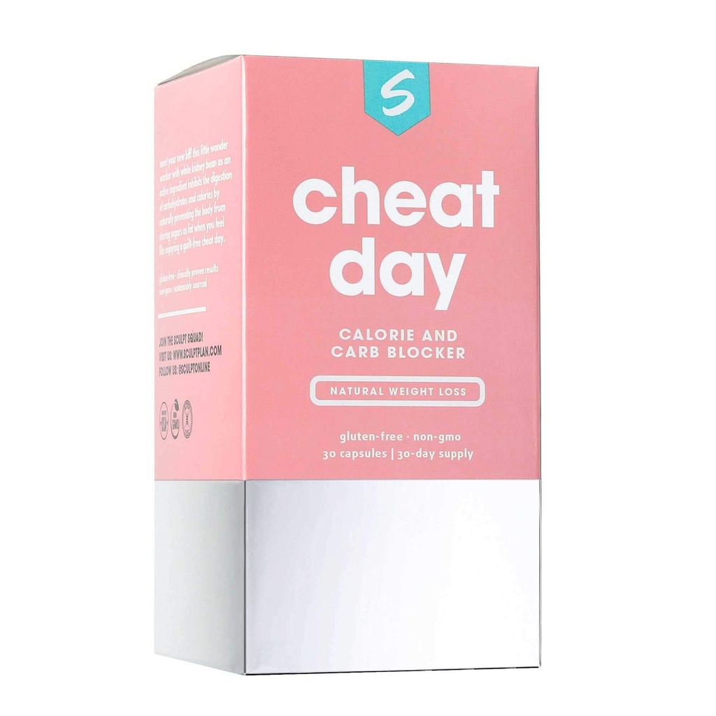 Cheat Day Calorie & Carb Blocker, 30 Počet (1-Month Supply)