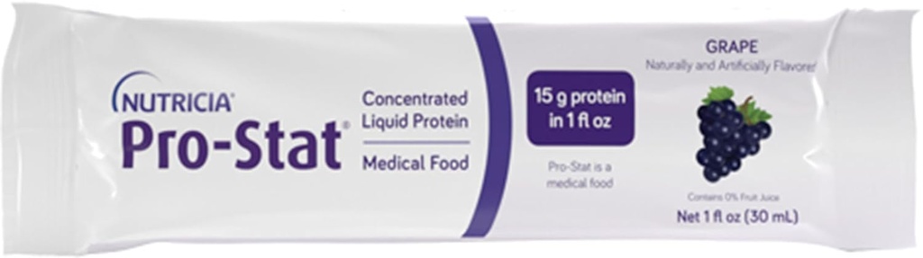 Pro- Stat Cukr zdarma Grape, 1 oz Packets, High Protein dodatek, 96 Počet, Lactose-Free, gluten- Free, Soy- Free