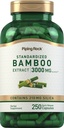Piping Rock Bamboo Extract Kapsle 124; 3000mg Bamboo 124; 250 Count Bamboo 124; Bylinné doplňky 124; Silica 210mg Bamboo 124; Non- GMO, gluten zdarma