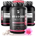 Myo- Inositol & D- Chiro Inositol 40: 1 pro ženy CARL 124; I Inositol dodatek pro ženy CARL 124; Hormonální bilance, plodnost a cyklus CARL 124; Vitamin B8, Inzulín & Flo Ovaria Support CARL 124; 240 Caps