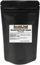 Avocado Seed Powder Kapsle [60 Počet] # 1 Prebiotický Vláknina + Antioxidant dodatek, syrové potraviny, stravovací zdraví - Ultimate Udržitelné SuperFood