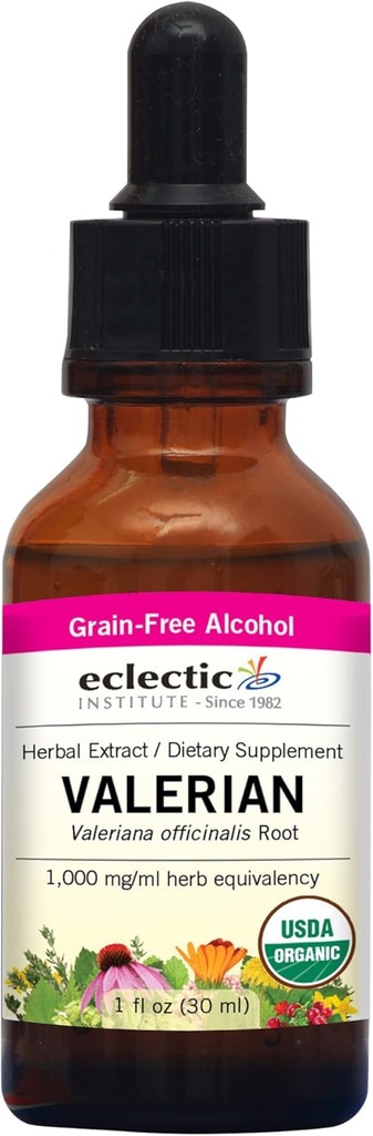 Eklektický ústav Valerian (officinalis) O, Pink, 1 Fluid Ounce