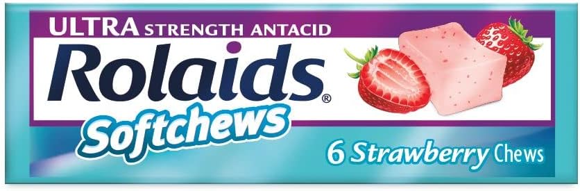 Rolades Softchews Stick, Jahoda, 6 Počet (balení po 12)